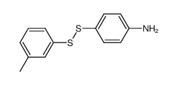 m-Tolyl-p-aminophenyldisulfid Structure