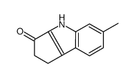 6-methyl-2,4-dihydro-1H-cyclopenta[b]indol-3-one结构式