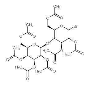 Bromo Heptaacetyl-D-lactoside Structure