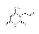 1-Allyl-6-aminouracil Structure