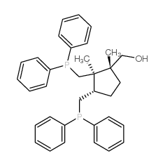 [(1R,2R,3S)-(+)-1,2-二甲基-2,3-二(二苯基胺基甲基)环戊]甲醇结构式