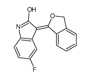 3-(3H-2-benzofuran-1-ylidene)-5-fluoro-1H-indol-2-one Structure