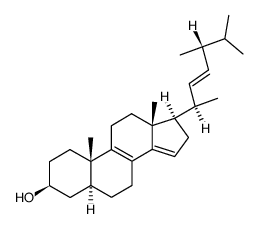 (22E)-5α-Ergosta-8,14,22-trien-3β-ol picture