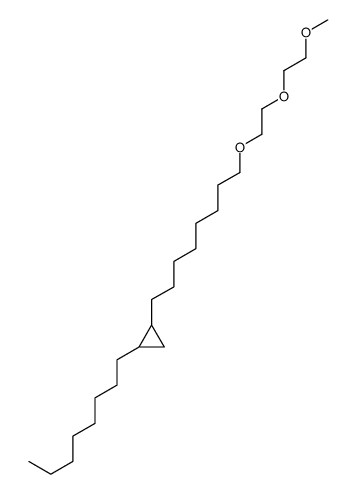 1-[8-[2-(2-methoxyethoxy)ethoxy]octyl]-2-octylcyclopropane Structure