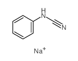 Cyanamide, N-phenyl-,sodium salt (1:1)结构式