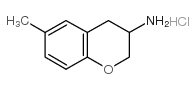 6-METHYL-CHROMAN-3-YLAMINE HYDROCHLORIDE Structure