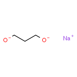 sodium hydrogen propane-1,3-diolate结构式