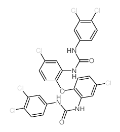 1-[5-chloro-2-[4-chloro-2-[(3,4-dichlorophenyl)carbamoylamino]phenoxy]phenyl]-3-(3,4-dichlorophenyl)urea picture