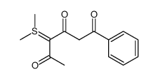 4-(Dimethyl-λ4-sulfanylidene)-1-phenyl-hexane-1,3,5-trione Structure