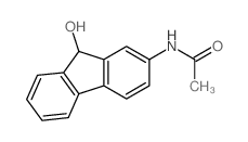 2-ACETYLAMINO-9-FLUORENOL Structure