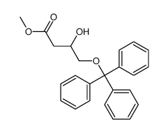 methyl 3-hydroxy-4-trityloxybutanoate结构式