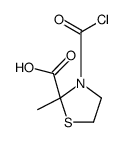 2-Thiazolidinecarboxylic acid, 3-(chlorocarbonyl)-2-methyl- (9CI) picture