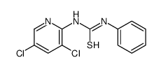 1-(3,5-dichloropyridin-2-yl)-3-phenylthiourea Structure