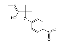 N,2-dimethyl-2-(4-nitrophenoxy)propanamide结构式