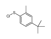 (4-tert-butyl-2-methylphenyl) thiohypochlorite Structure