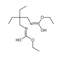 (2,2-Diethyl-1,3-propanediyl)dicarbamic acid diethyl ester Structure