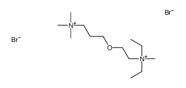 diethyl-methyl-[2-[3-(trimethylazaniumyl)propoxy]ethyl]azanium,dibromide Structure