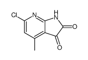 4-methyl-6-chloro-7-azaisatin结构式