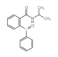 Benzamide, N- (1-methylethyl)-2-(phenylsulfinyl)- structure