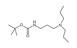 N,N-dipropyl-N'-boc-1,3-propanediamine结构式