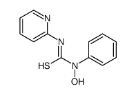 1-hydroxy-1-phenyl-3-pyridin-2-ylthiourea Structure