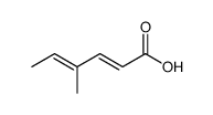 4-Methylhexa-2,4-dienoicacid structure