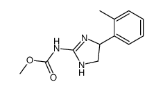 (4-o-tolyl-4,5-dihydro-1H-imidazol-2-yl)-carbamic acid methyl ester结构式