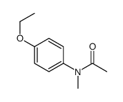 N-(4-乙氧苯基)-N-甲基乙酰胺结构式