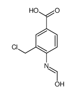 3-(Chloromethyl)-4-(formylamino)benzoic acid结构式