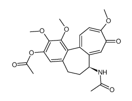 3-Demethyl-3-acetylcolchicine结构式