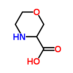 3-Morpholinecarboxylic acid Structure