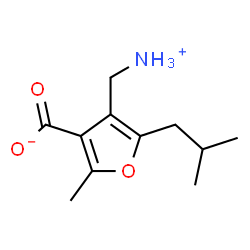 3-Furancarboxylicacid,4-(aminomethyl)-2-methyl-5-(2-methylpropyl)-(9CI) structure