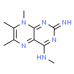 Pteridine, 2,8-dihydro-2-imino-6,7,8-trimethyl-4-(methylamino)- (8CI) structure