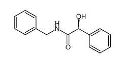 (S)-(+)-N-benzylmandelamide结构式