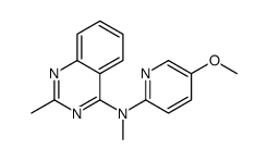 N-(5-methoxypyridin-2-yl)-N,2-dimethylquinazolin-4-amine Structure