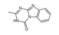 1,3,5-Triazino[1,2-a]benzimidazol-4(1H)-one,2-methyl-(9CI) Structure