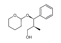 (2S,3R)-2-methyl-3-phenyl-3-((tetrahydro-2H-pyran-2-yl)oxy)propan-1-ol Structure