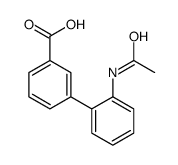 2'-Acetamidobiphenyl-3-carboxylic acid Structure