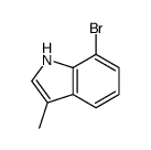 7-溴-3-甲基-1H-吲哚结构式