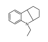 (3aR,8bR)-4-ethyl-2,3,3a,8b-tetrahydro-1H-cyclopenta[b]indole Structure