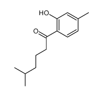 1-(2-hydroxy-4-methylphenyl)-5-methylhexan-1-one Structure