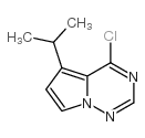 4-氯-5-异丙基吡咯并[1,2-f][1,2,4]三嗪结构式