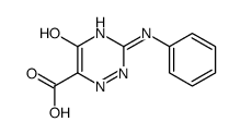 3-anilino-5-oxo-2H-1,2,4-triazine-6-carboxylic acid结构式