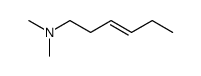 E-N,N-dimethylamino-1 hexene-3结构式