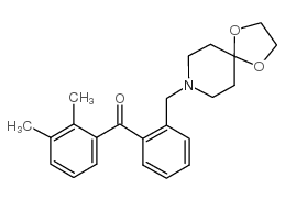 2,3-DIMETHYL-2'-[8-(1,4-DIOXA-8-AZASPIRO[4.5]DECYL)METHYL]BENZOPHENONE picture