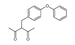 3-[(4-phenoxyphenyl)methyl]pentane-2,4-dione结构式