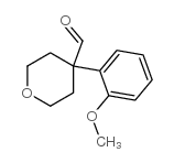 四氢-4-(2-甲氧基苯基)-2H-吡喃-4-甲醛结构式