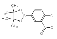 4-氯-3-硝基苯硼酸频呢醇酯结构式