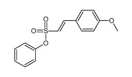 phenyl 2-(4-methoxyphenyl)ethenesulfonate结构式