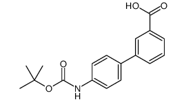 4'-(Boc-amino)biphenyl-3-carboxylic acid structure